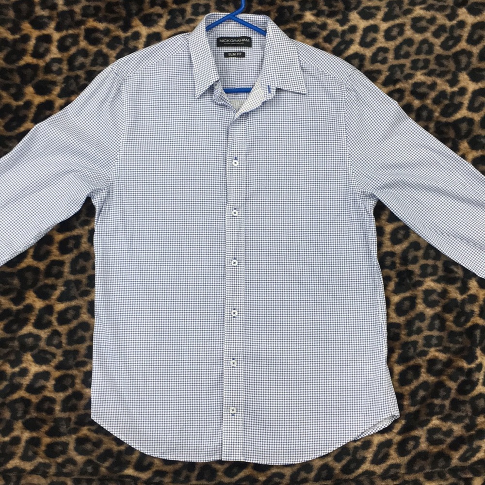 nick graham slim fit button down
